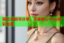 轻松剪辑与分享，尽享糖心Vlog精彩生活