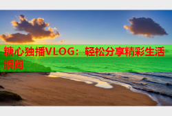 糖心独播VLOG：轻松分享精彩生活瞬间