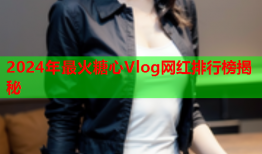 2024年最火糖心Vlog网红排行榜揭秘