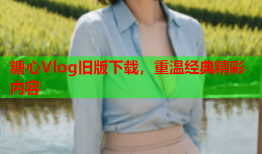 糖心Vlog旧版下载，重温经典精彩内容