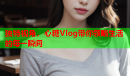 独特视角，心糖Vlog带你领略生活的每一瞬间