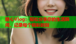 糖心Vlog：轻松分享你的生活瞬间，记录每个精彩时刻