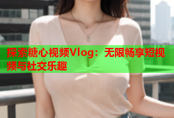 探索糖心视频Vlog：无限畅享短视频与社交乐趣