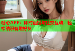 糖心APP：即时直播与社交互动，轻松结识有趣好友