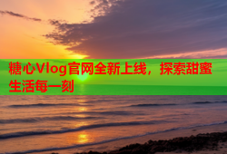 糖心Vlog官网全新上线，探索甜蜜生活每一刻