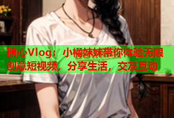 糖心Vlog：小橘妹妹带你体验无限创意短视频，分享生活，交友互动