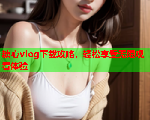 糖心vlog下载攻略，轻松享受无限观看体验